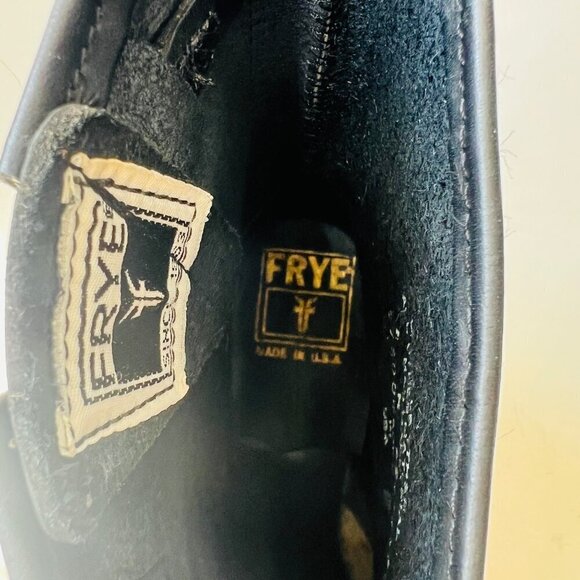 Frye Engineer 8R Motocycle boots, black, Size 6 - Picture 9 of 10